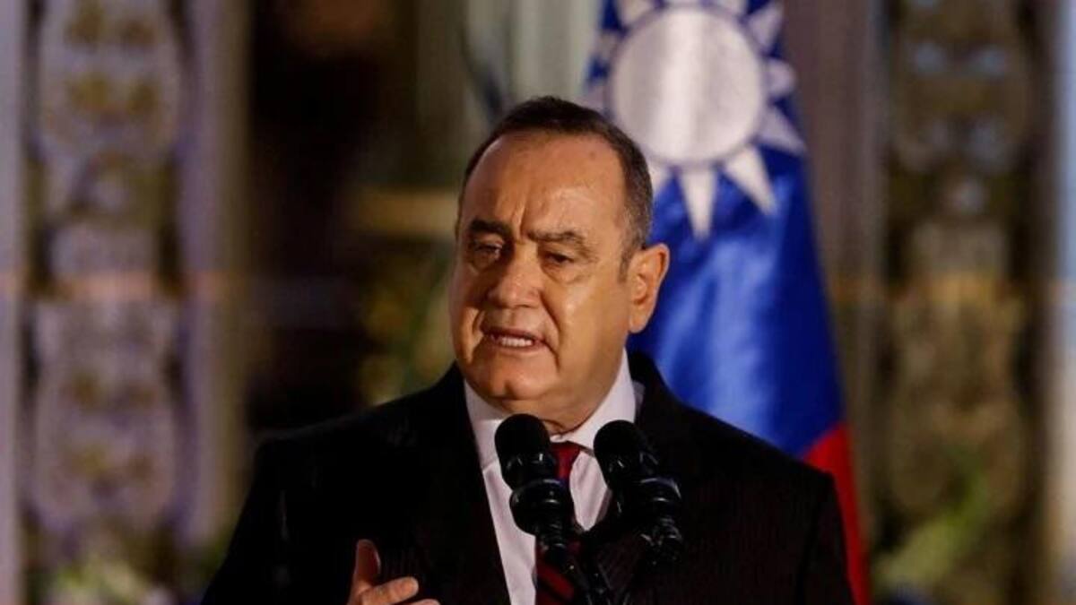 El presidente de Guatemala, Alejandro Giammattei. Foto: Reuters