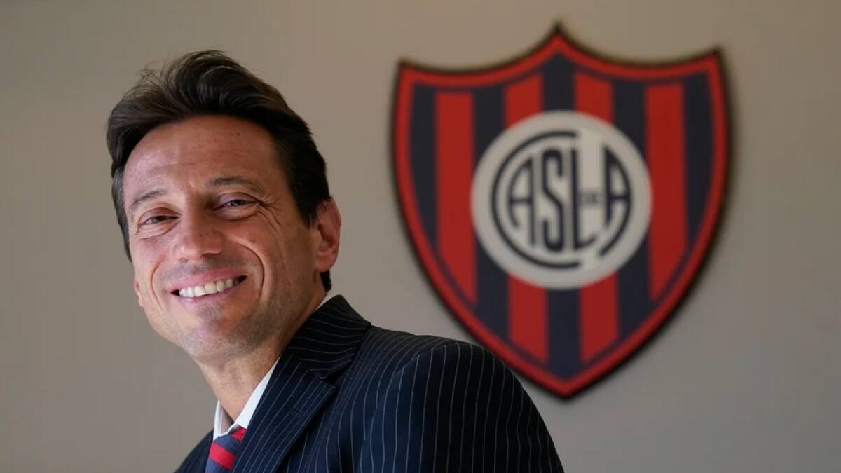 El presidente de San Lorenzo, Marcelo Moretti. Foto: NA.