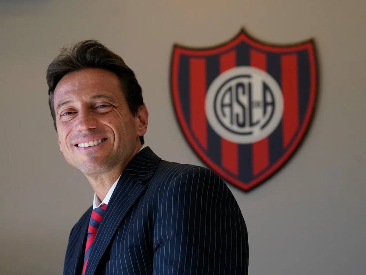 El presidente de San Lorenzo, Marcelo Moretti. Foto: NA.