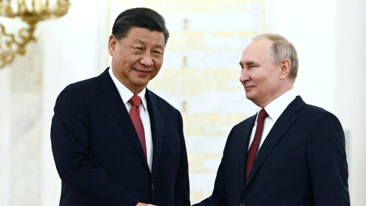 El presidente ruso Vladimir Putin y el presidente chino Xi Jinping_Foto Reuters