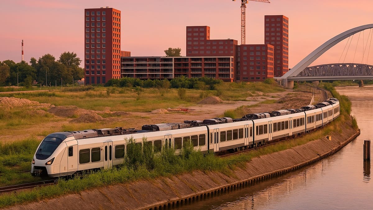 No es España ni Italia: el país europeo que construye un nuevo tren rápido para llegar al aeropuerto en 20 minutos