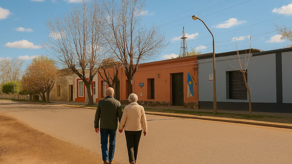 El pueblito de 10 cuadras ideal para jubilados que disfrutan de la naturaleza y la tranquilidad.