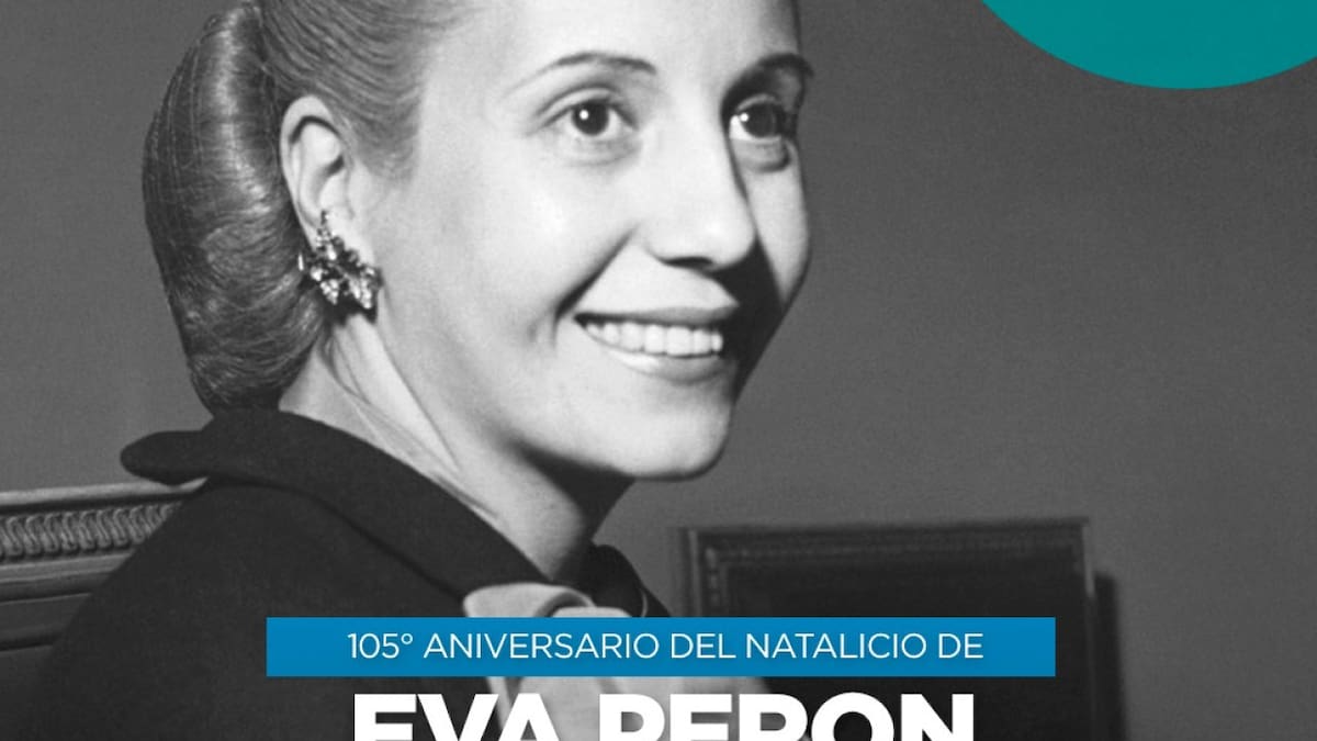 Evita cumpliría hoy 105 años: el homenaje de UTHGRA