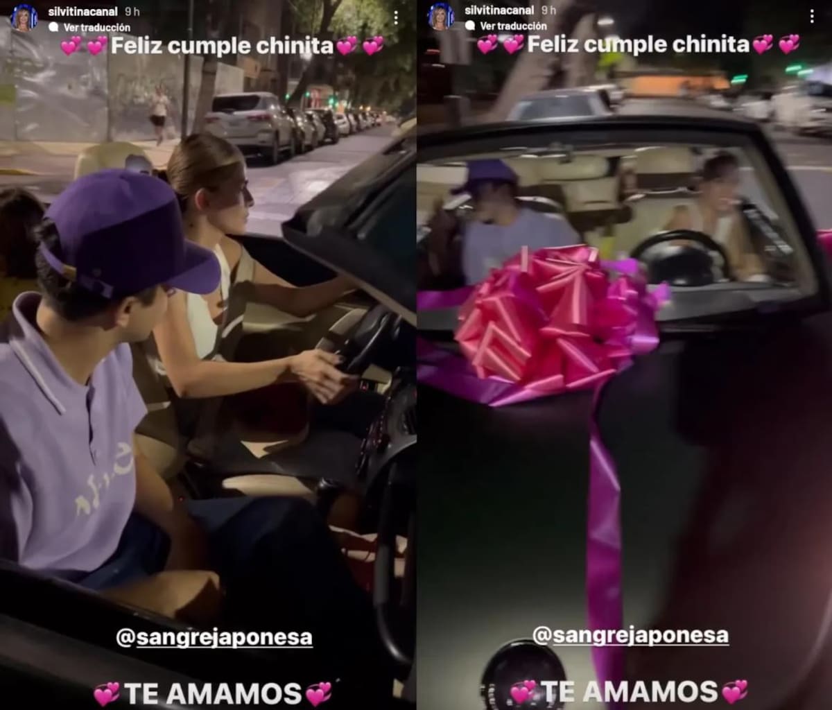 El regalo para la China Suárez. Foto: Instagram.