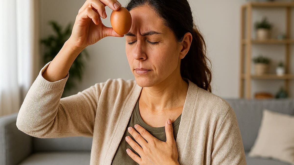 El ritual del huevo, una tendencia en las redes sociales.