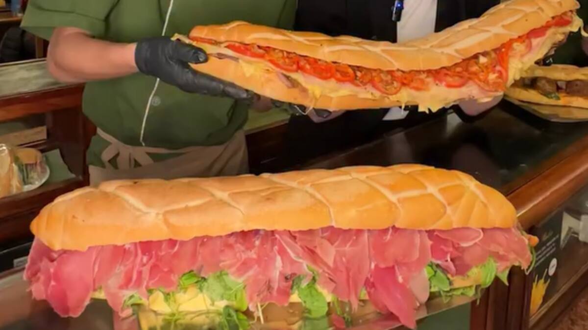 El sándwich viral.