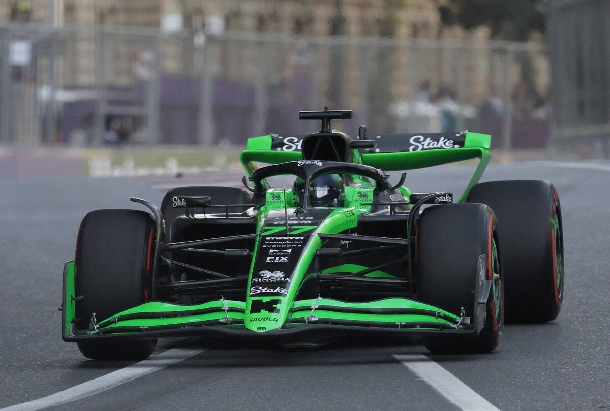 El Sauber que podría conducir Franco Colapinto en 2025. Foto: Reuters.
