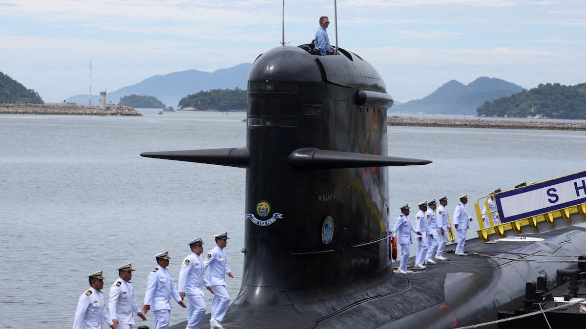 El segundo submarino clase Scorpène. Foto: Reuters.