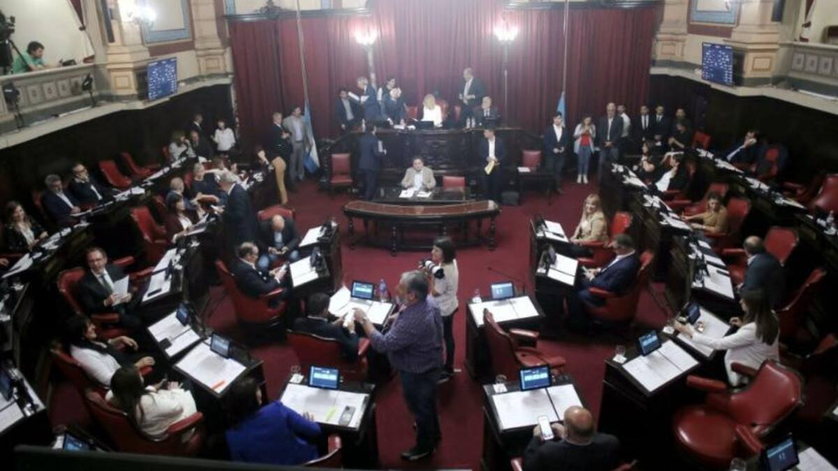 El Senado bonaerense. Foto: NA