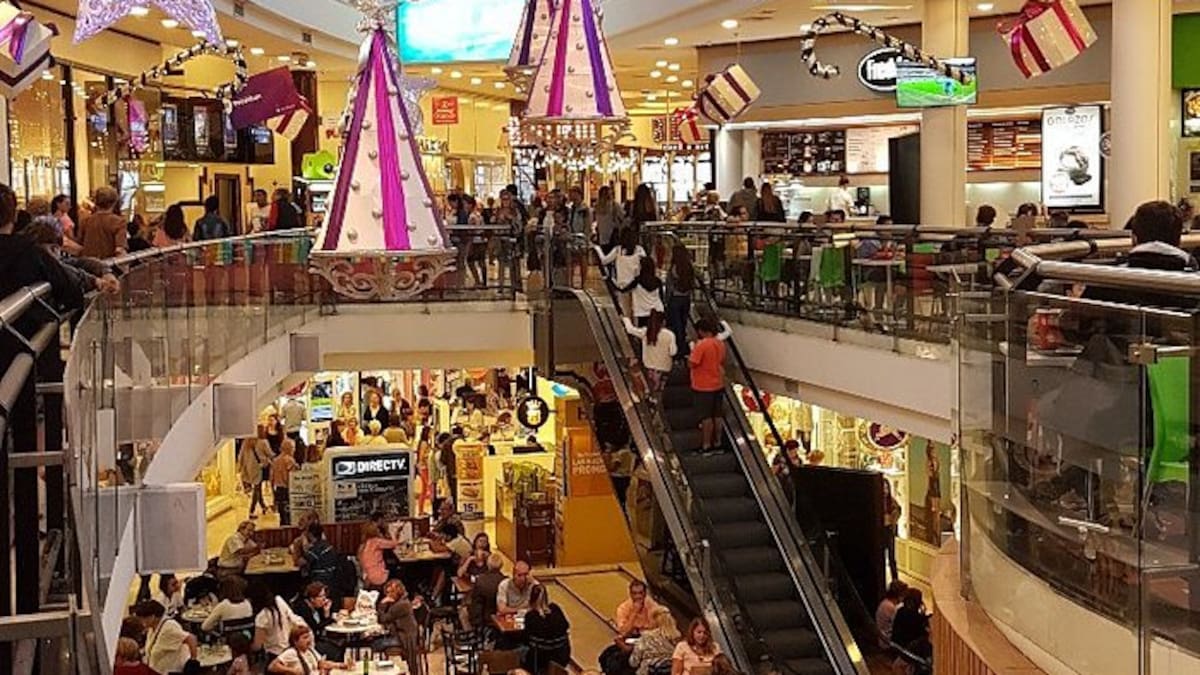 El shopping Los Gallegos en Mar del Plata.