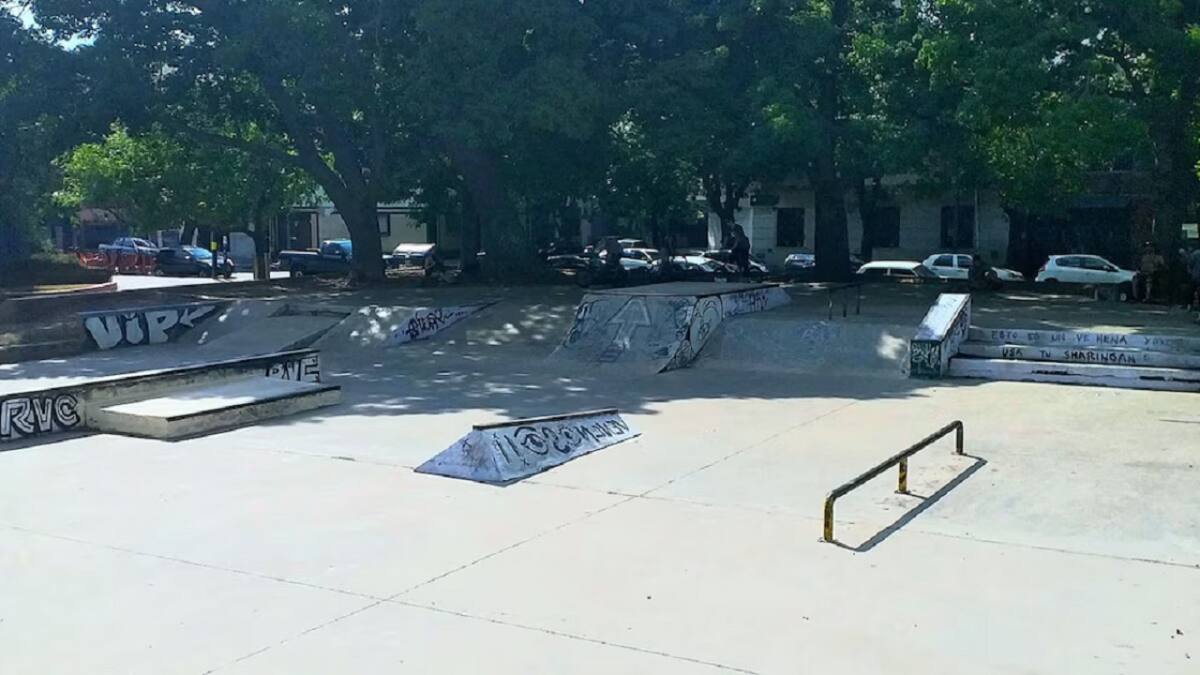 El skatepark de Núñez. Foto: Google Maps.