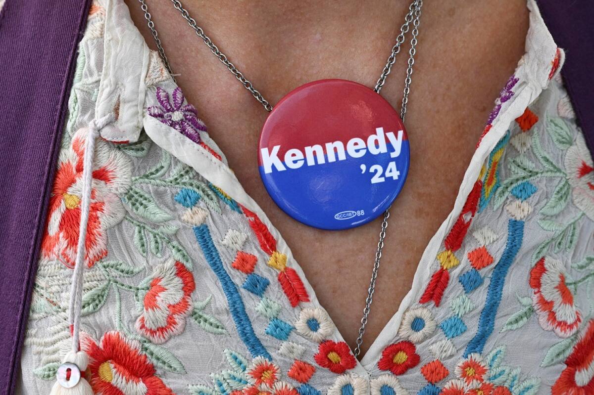 El sobrino de JKF se lanzó como candidato independiente. Foto: Reuters.