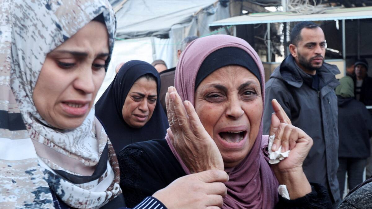 El sufrimiento de la población civil en Gaza. Foto: Reuters.