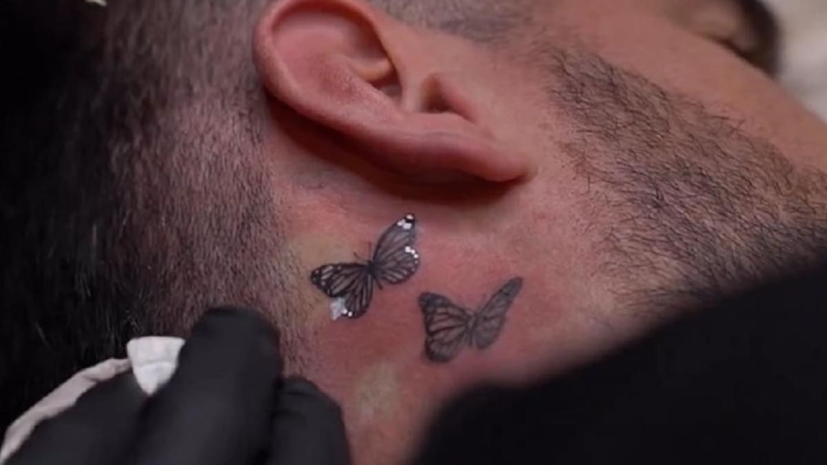 El tatuaje de Rodrigo De Paul. Foto: captura.