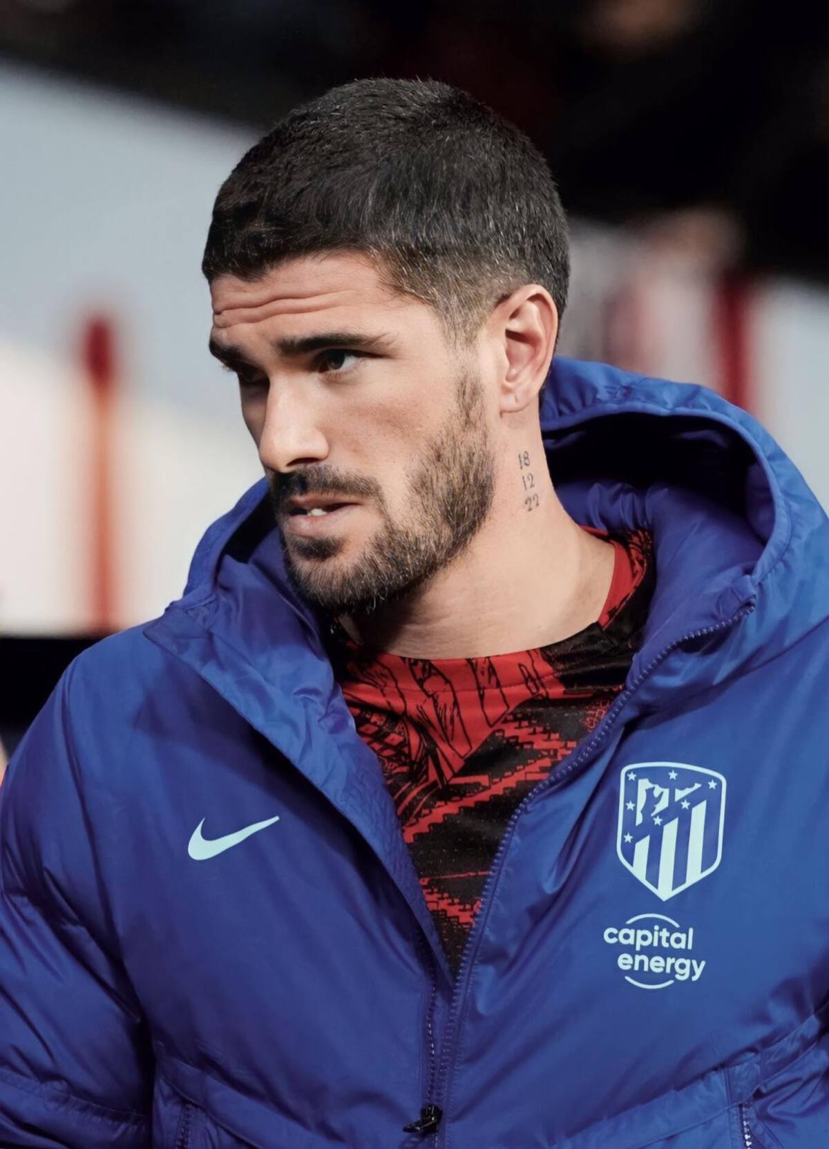 El tatuaje mundialista de De Paul. Foto: Twitter.