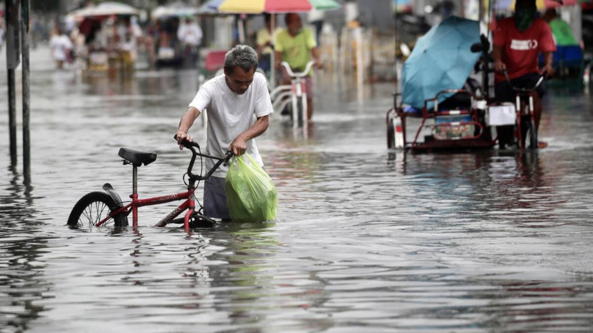 El tifón Doksuri golpeó a Filipinas, Taiwán y China. Foto: EFE.