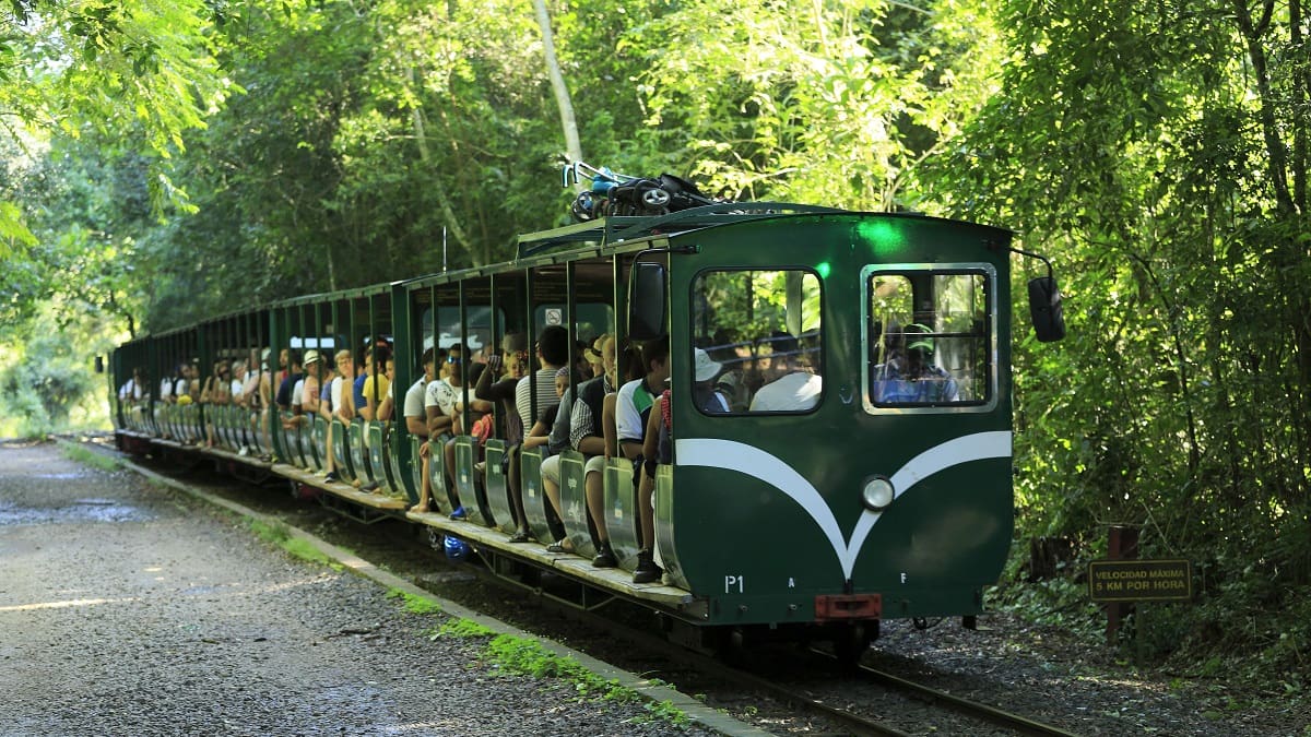El Tren Ecológico de la Selva está en Misiones, Argentina.