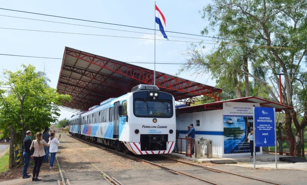 El Tren Internacional de Posadas-Encarnación. Foto: Gentileza Trenes Argentinos.