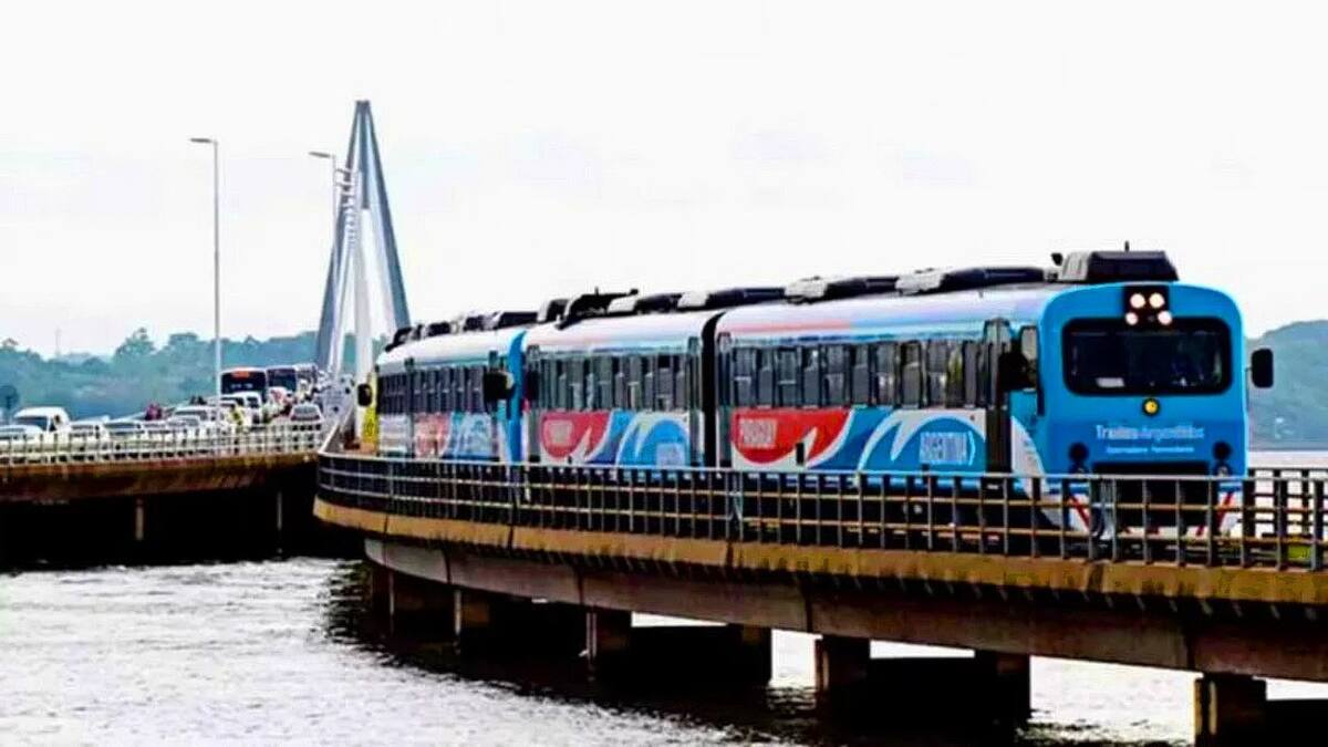 El Tren Internacional Posadas Encarnación. Foto: NA