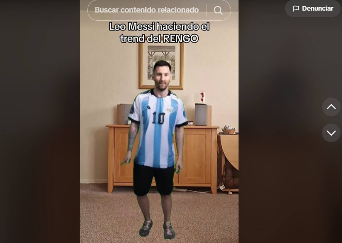 El trend del rengo en Tik Tok. Fuente: TikTok