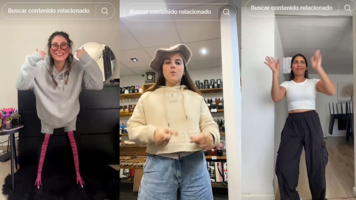 El trend del rengo en Tik Tok. Fuente: TikTok