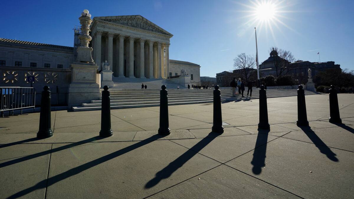 El Tribunal Supremo, ubicado en Washington. Foto: Reuters