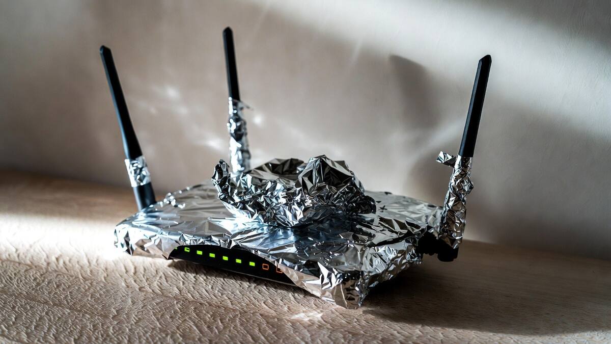 Papel aluminio en el router de WiFi: para qué sirve este truco casero