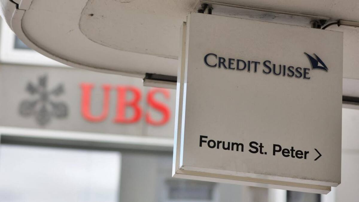 El UBS compró al Credit Suisse. Foto: Reuters