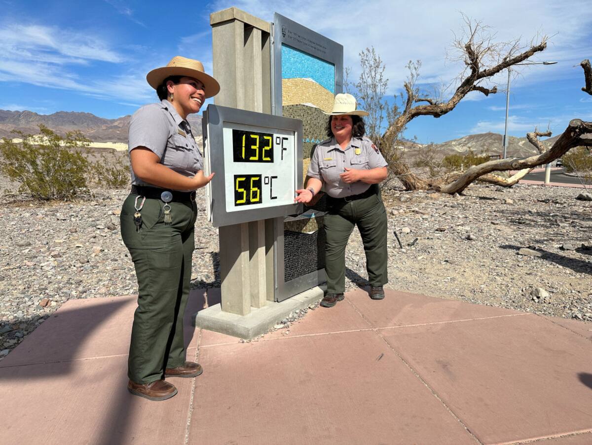 El Valle de la Muerte es considerado como el lugar más caluroso de la Tierra. Foto: Reuters.