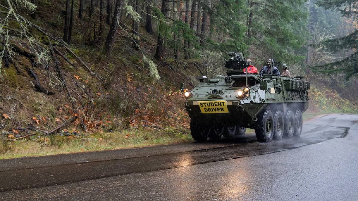 El vehículo de guerra Strykers, que la Argentina adquirió de Estados Unidos.