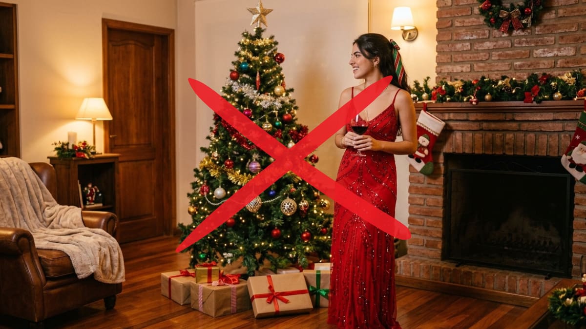 El vestido rojo para Navidad pasó de moda: cuál es el color que marcará tendencia para estas fiestas 2026 por ser más elegante.