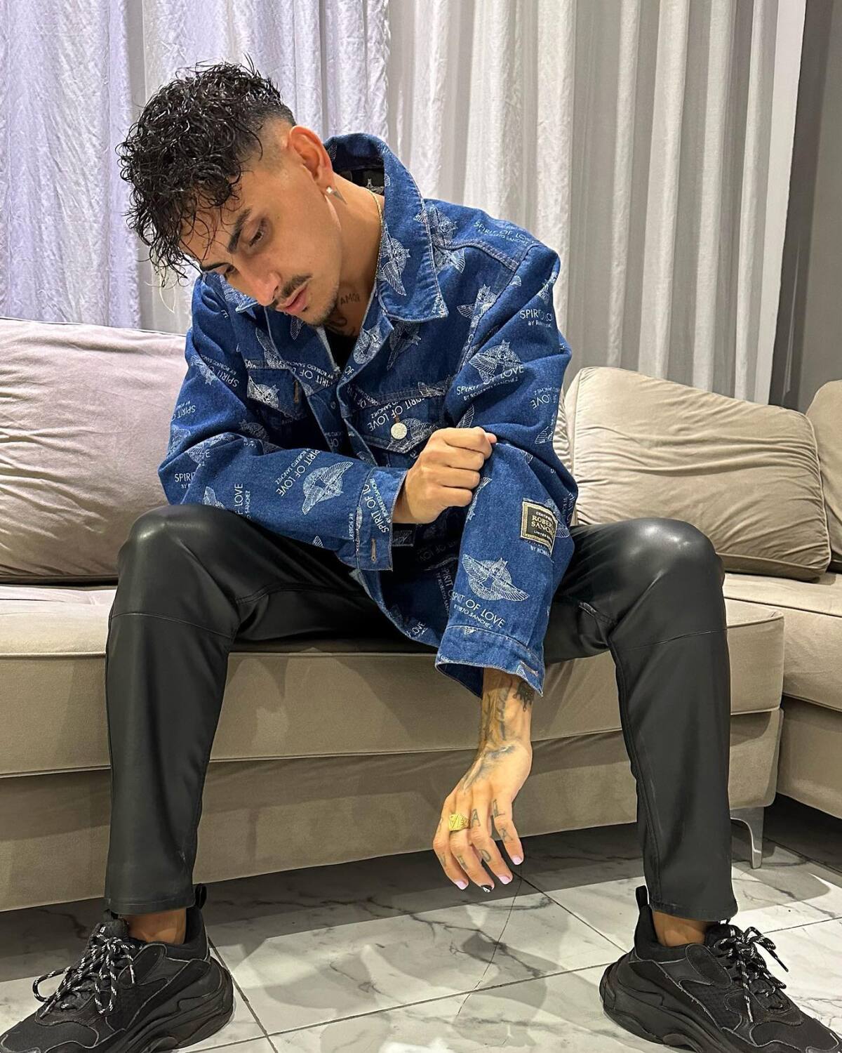 El Villano, cantante. Foto: Instagram.