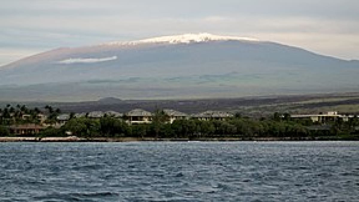 El volcán Mauna Kea. Fuente: Wikipedia.
