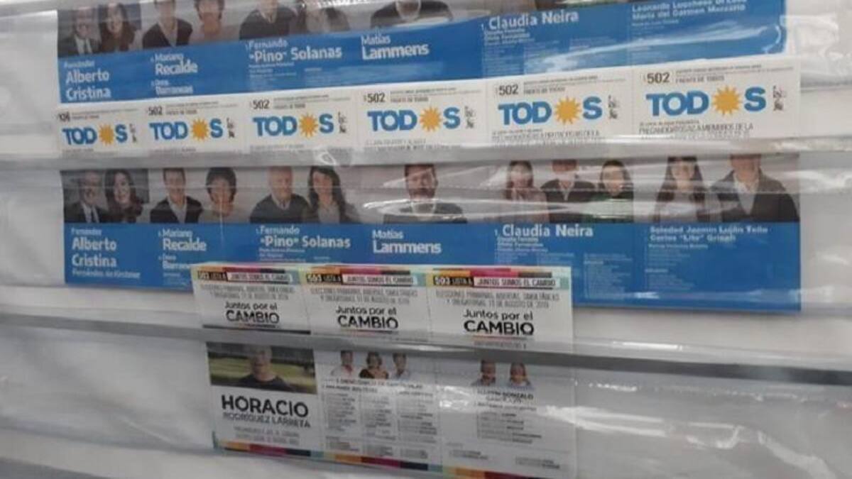 Elecciones 2019, partidos políticos, boletas