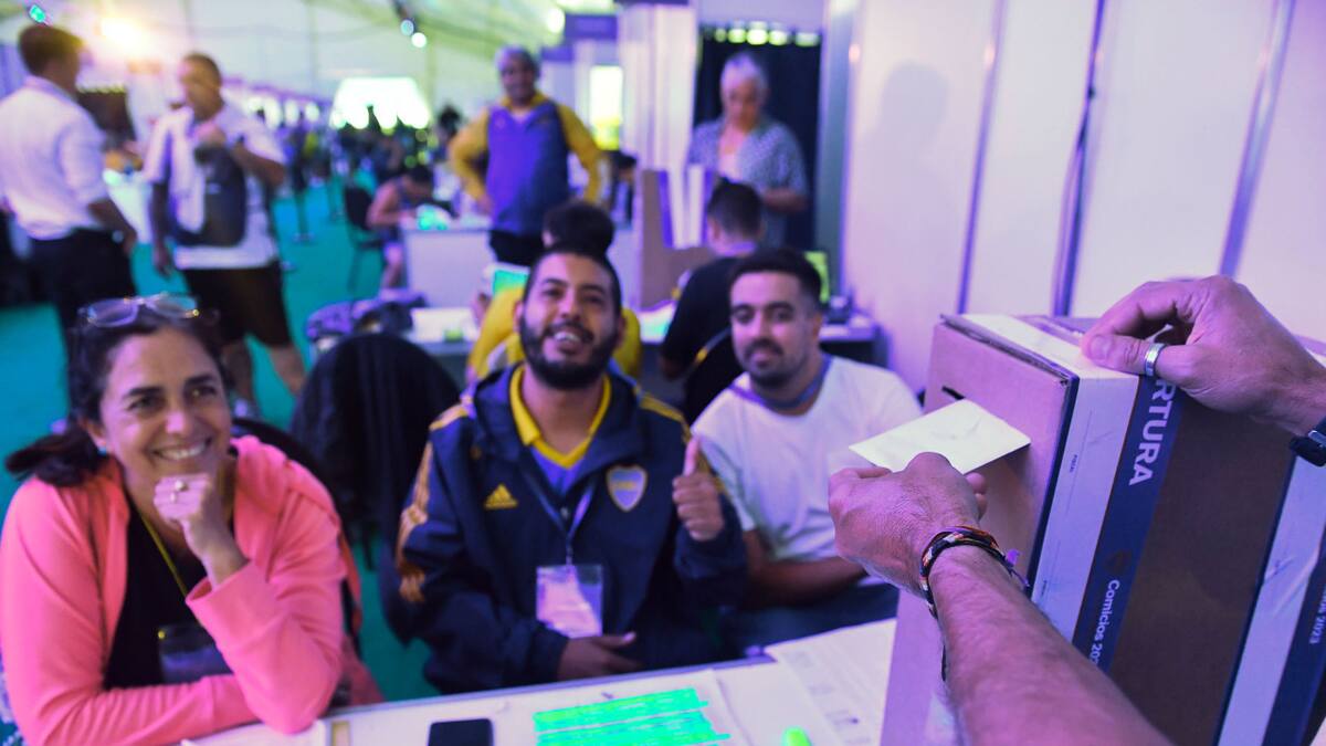 Elecciones en Boca. Foto: Télam