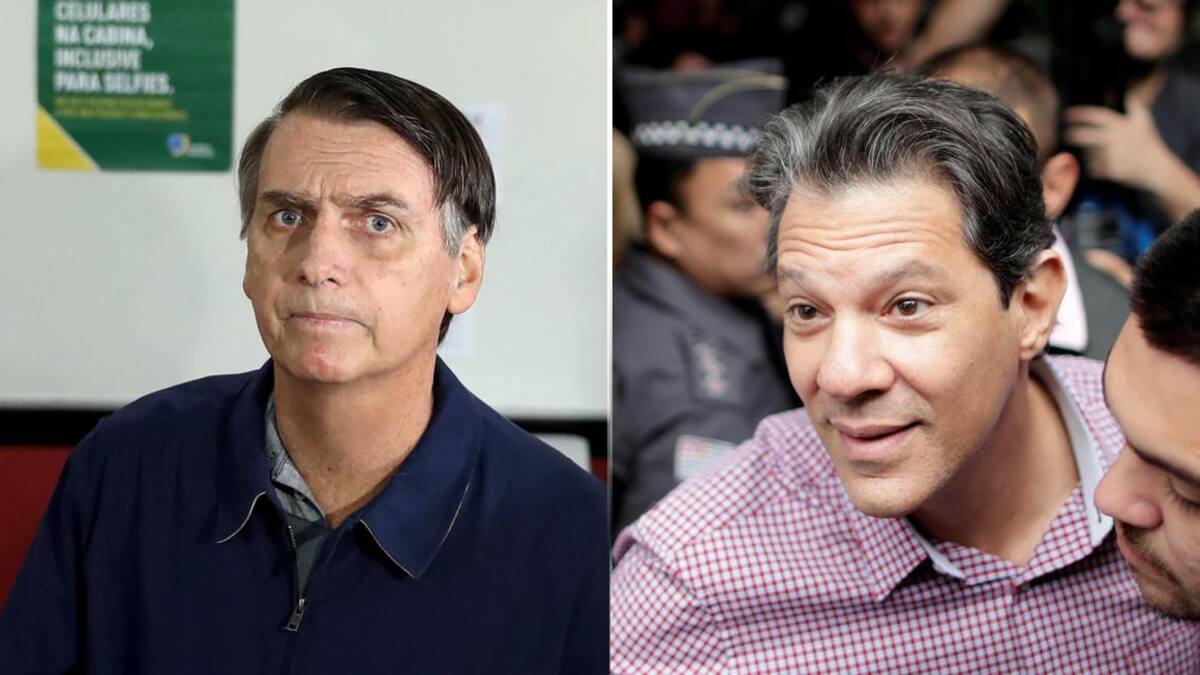 Elecciones en Brasil, Bolsonaro, Haddad, Política, internacionales, Reuters
