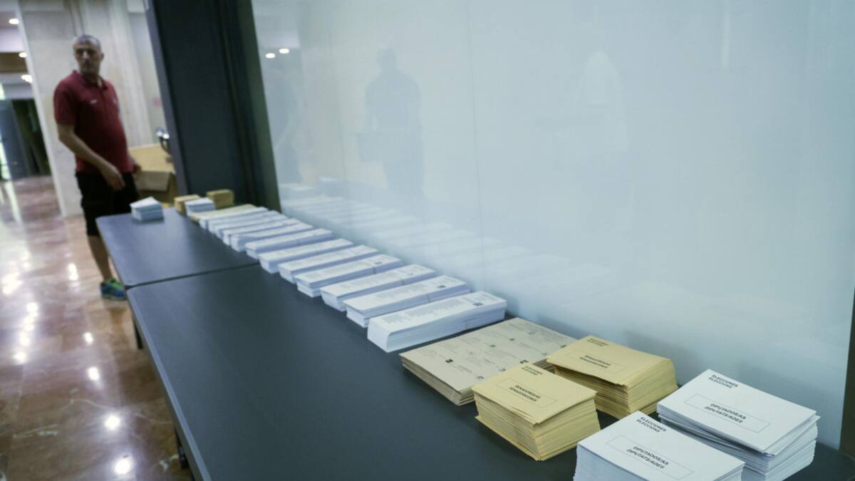 Elecciones en España. Foto EFE.