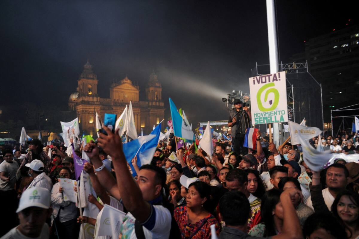 Elecciones en Guatemala. Foto: Reuters.