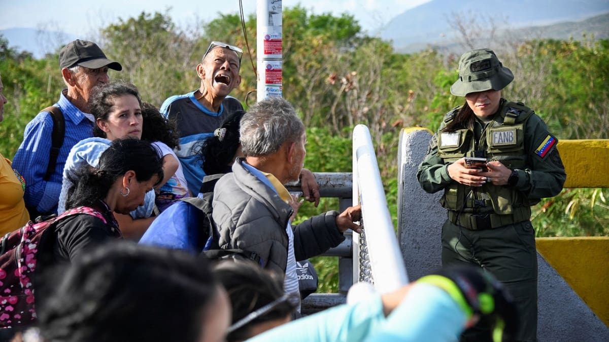 Elecciones en Venezuela; frontera con Colombia. Foto: Reuters.