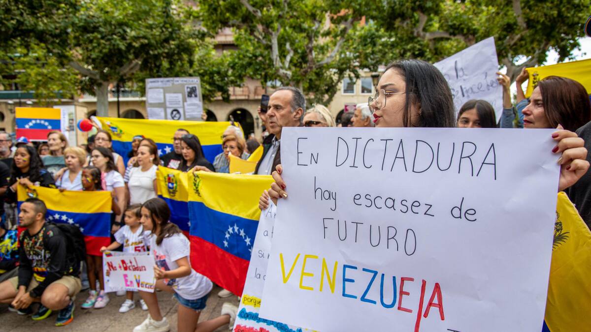 Elecciones en Venezuela, marcha. Foto: EFE