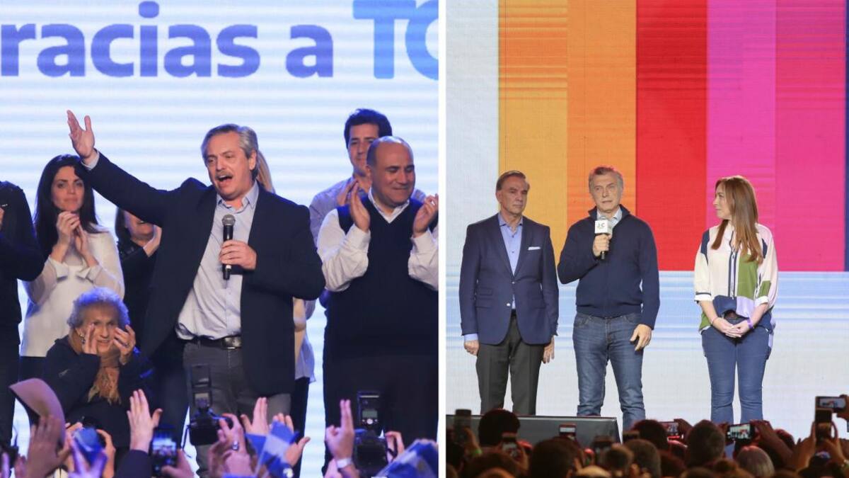 Elecciones PASO 2019, Alberto Fernández y Mauricio Macri
