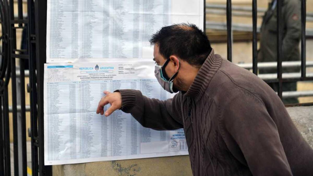 Elecciones PASO 2021, padrón electoral, NA