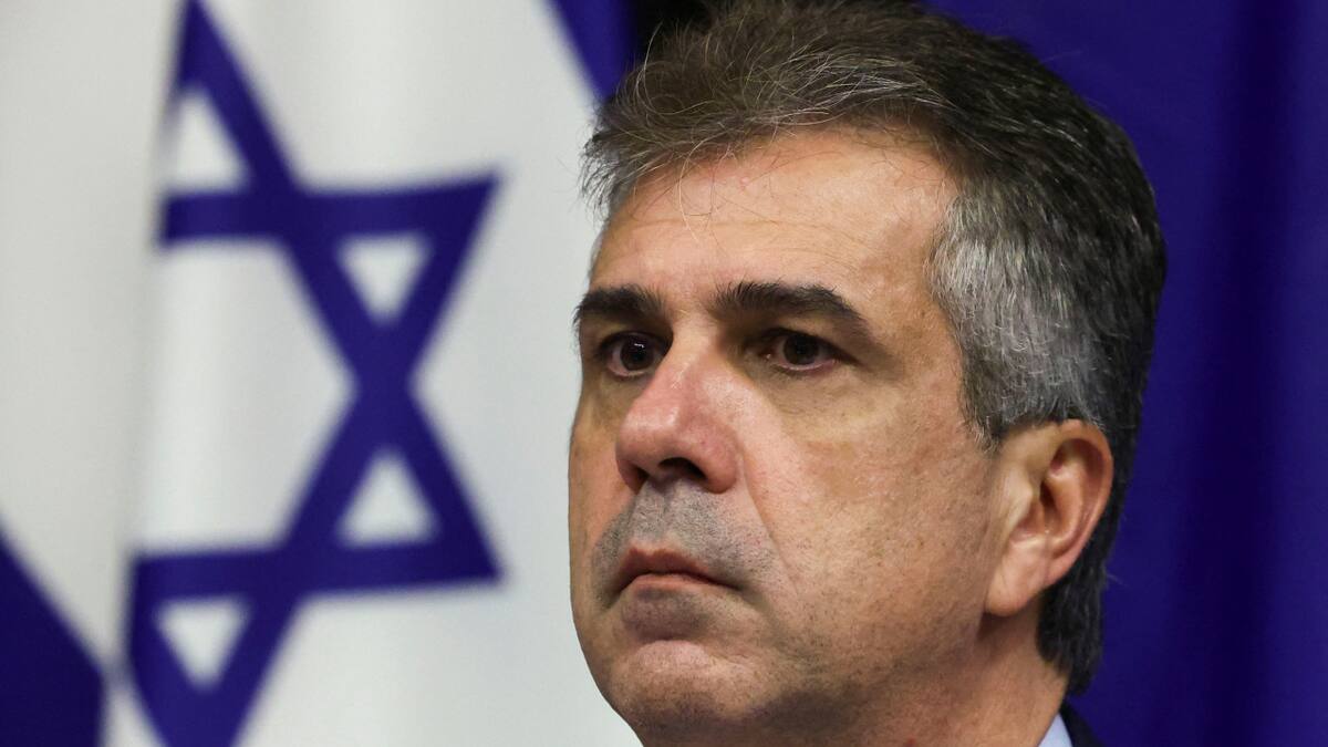 Eli Cohen, Canciller israelí. Foto: Reuters.