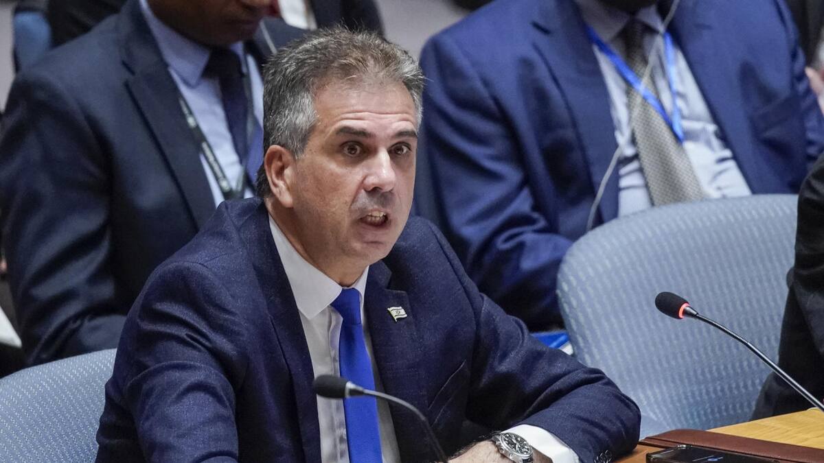 Eli Cohen ministro de Exteriores israelí. Foto: EFE