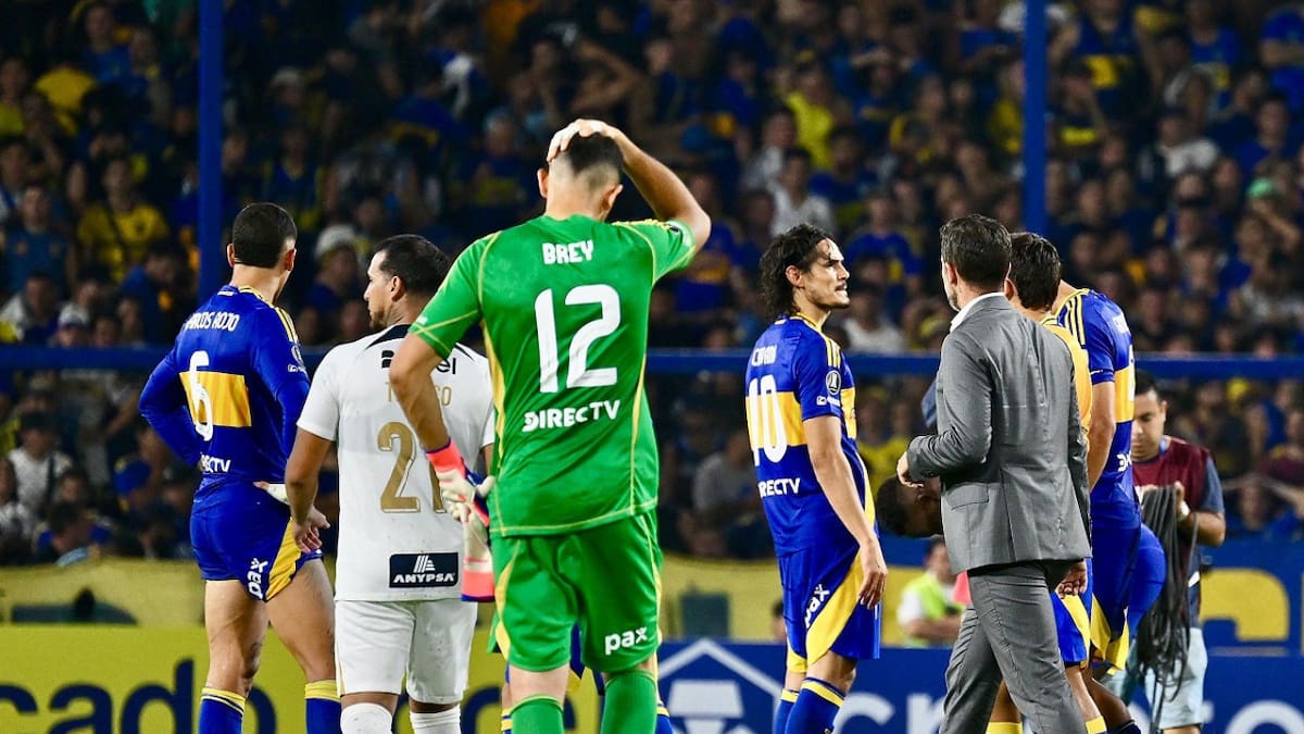 Eliminación de Boca ante Alianza Lima en Copa Libertadores. Foto: NA (Juan Foglia)