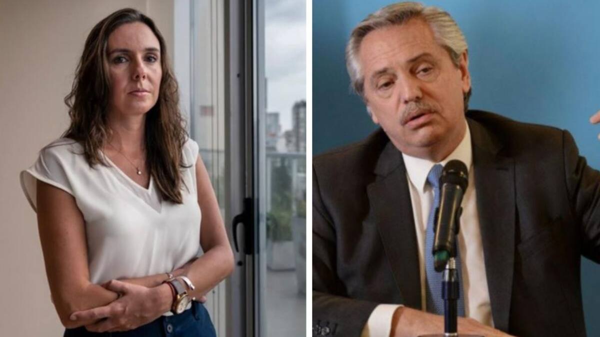 Elisa Trotta y Alberto Fernández