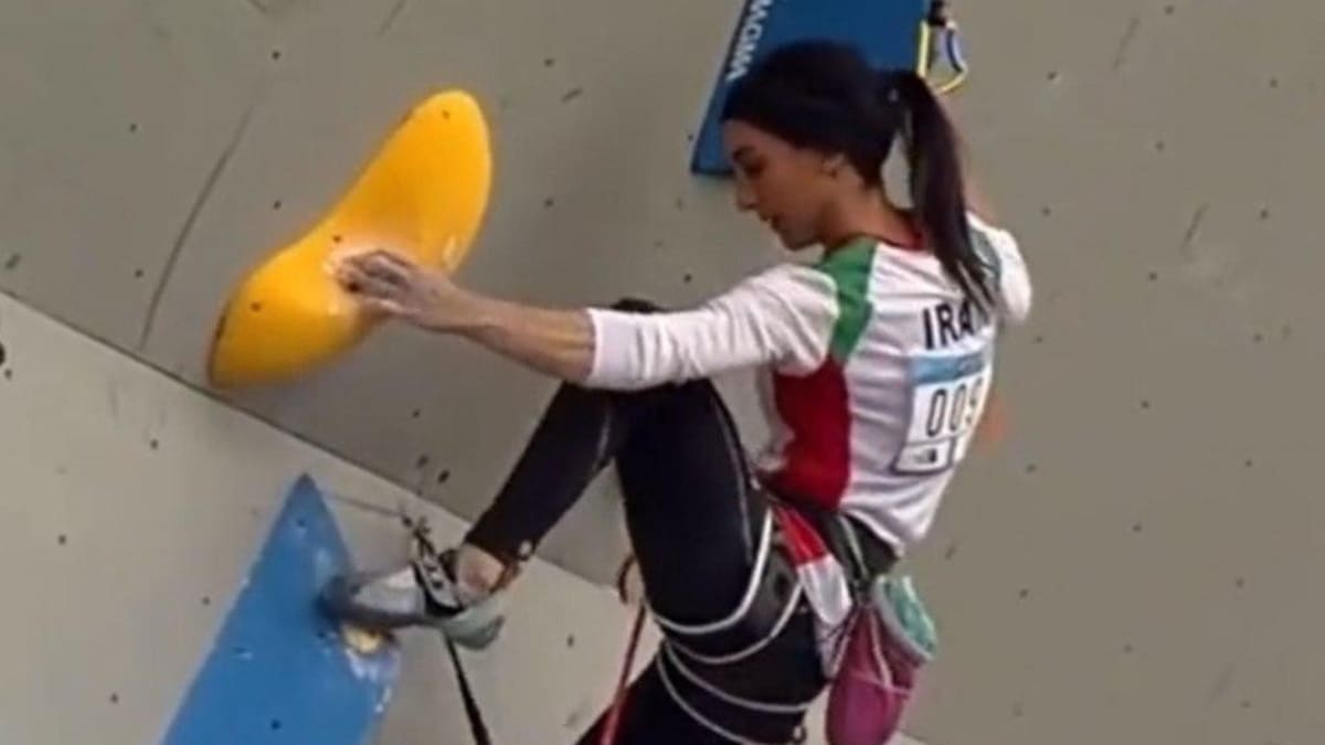 Elnaz Rekabi, deportista de Irán, Foto NA