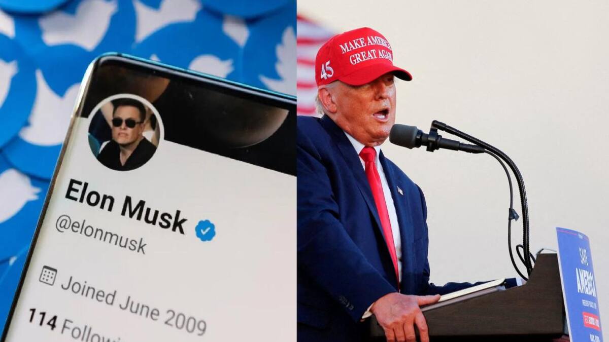 Elon Musk, Twitter y Donald Trump, fotos Reuters