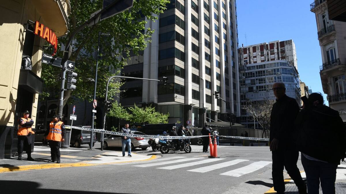 Embajada de Israel en Argentina. Foto: Télam.