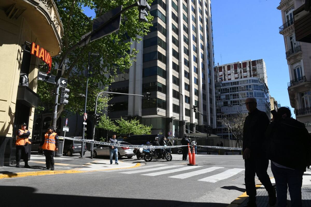 Embajada de Israel en Argentina. Foto: Télam.
